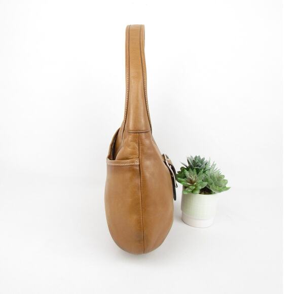 Coach Brown Leather Hobo Bag - Picture 3 of 9